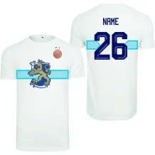 Fínsko - 2026 Bronze Patch Hokejové Tričko/Vlastné meno a číslo - biela