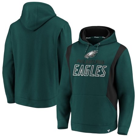 Philadelphia Eagles - Color Block NFL Mikina s kapucí