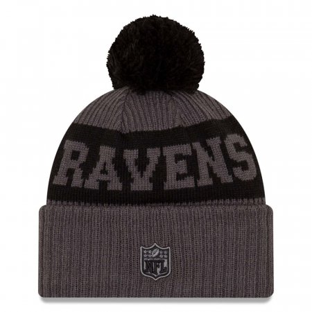 Baltimore Ravens - 2020 Sideline Road NFL Knit hat