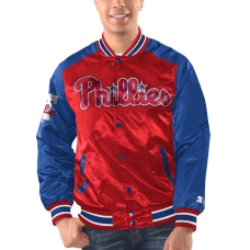 Philadelphia Phillies - Full-Snap Varsity Satin MLB Jacke