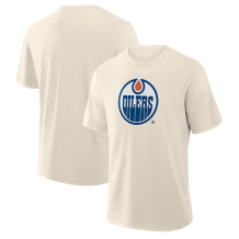 Edmonton Oilers - Stadium Slub Cream NHL Koszułka