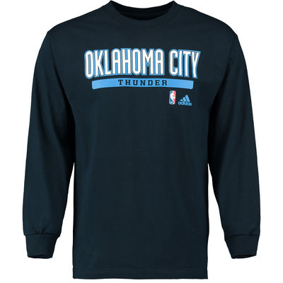 Oklahoma City Thunder - Cut and Paste NBA Long Sleeve T-Shirt