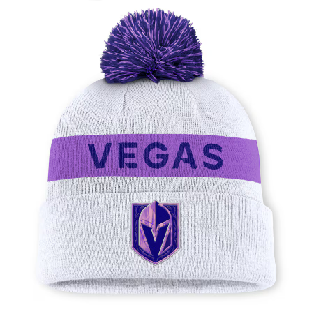 Vegas Golden Knights - 2024 Hockey Fight Cancer NHL Czapka zimowa