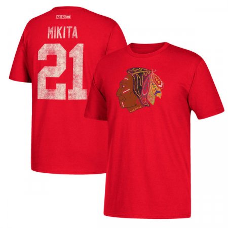 Chicago Blackhawks - Stan Mikita CCM Retired Player NHL T-Shirt