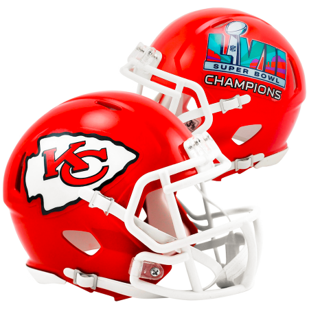 Kansas City Chiefs - Super Bowl LVII Champ Riddell Mini NFL Helma