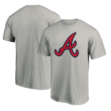 Atlanta Braves - Primary Logo Gray MLB T-shirt