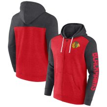 Chicago Blackhawks - Down and Distance Full-Zip NHL Mikina s kapucí