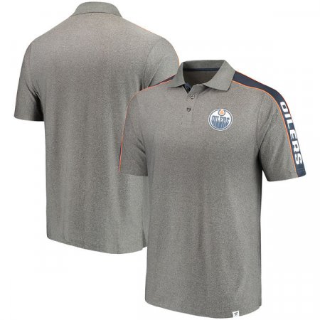 Edmonton Oilers - Shoulder Block NHL Polo T-Shirt
