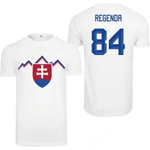 Slowakei - Pavol Regenda 2026 Hockey T-Shirt - Weiß