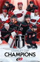 Carolina Hurricanes - 2026 Stanley Cup Champs Team NHL Plakát