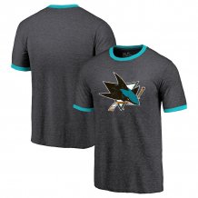 San Jose Sharks - Ringer Contrast NHL T-Shirt
