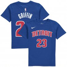 Detroit Pistons Dzieci - Blake Griffin Performance NBA Koszula