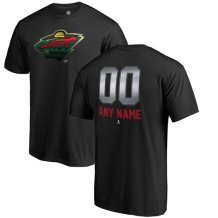 Minnesota Wild - Midnight Mascot NHL T-Shirt with Name and Number