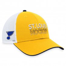 St. Louis Blues - Authentic Pro 23 Rink Trucker Gold NHL Hat