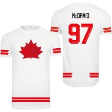 Kanada - Connor McDavid 2026 Hokejové Tričko - biela