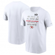 Kansas City Chiefs - Super Bowl LVIII Champions Back-To-Back White NFL T-Shirt