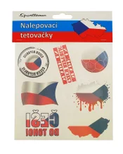 Česko Fan nalepovacie tetovačky