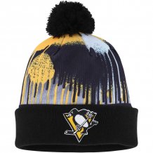 Pittsburgh Penguins Ddziecięca - Splatterprint NHL Czapka zimowa