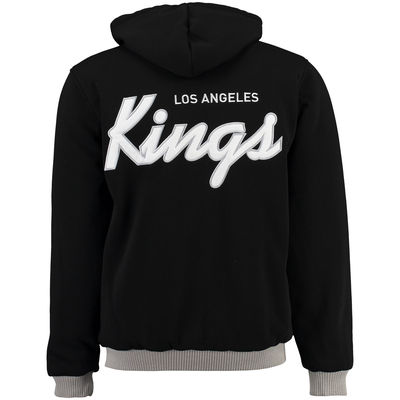 Los Angeles Kings Youth - Fleece-Nylon Reversible V NHL Jacket