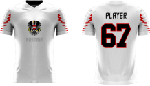 Austria Youth - 2018 Sublimated Fan T-Shirt with Name and Number