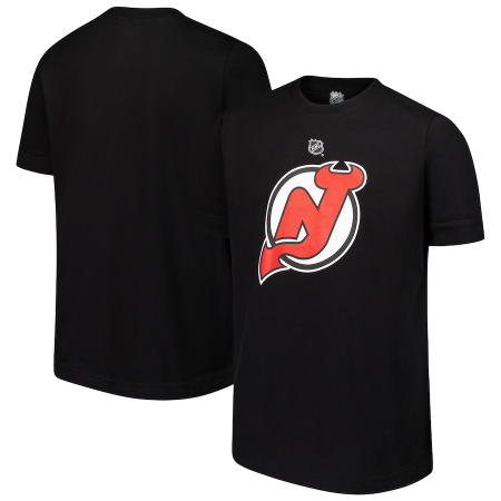 New Jersey Devils Kinder - Primary Logo Black NHL T-Shirt