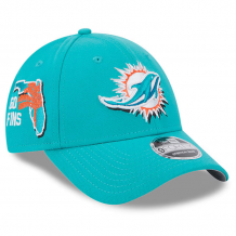 Miami Dolphins - 2024 Draft Aqua 9Forty NFL Kšiltovka