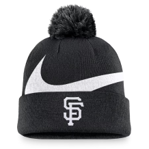San Francisco Giants - Swoosh Peak Black MLB Knit hat