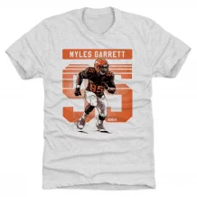 Cleveland Browns - Myles Garrett Grunge NFL T-Shirt