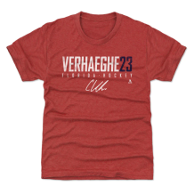 Florida Panthers Youth - Carter Verhaeghe Elite Red NHL T-Shirt