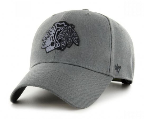 Chicago Blackhawks - Snapback Gray MVP NHL Hat