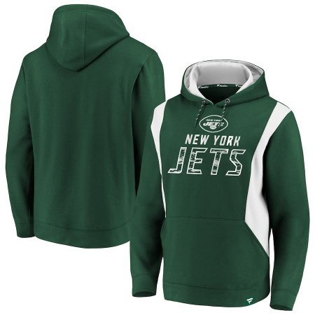 New York Jets - Color Block NFL Mikina s kapucí