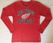 Detroit Red Wings Dětské - Team Script NHL Tričko s dlouhým rukávem
