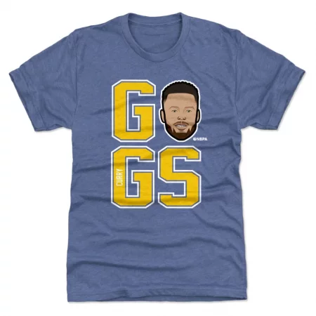 Golden State Warriors - Stephen Curry GO GS Blue NBA T-Shirt
