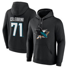 San Jose Sharks - Macklin Celebrini NHL Bluza s kapturem