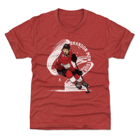 Florida Panthers Kinder - Brandon Montour Brush Red NHL T-Shirt