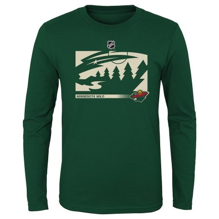 Minnesota Wild Dziecięca - Authentic Pro NHL Koszulka s dlugym rukawem