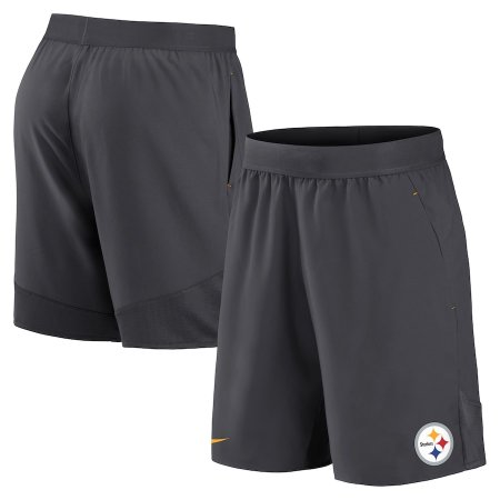 Pittsburgh Steelers - Stretch Woven Anthracite NFL Shorts