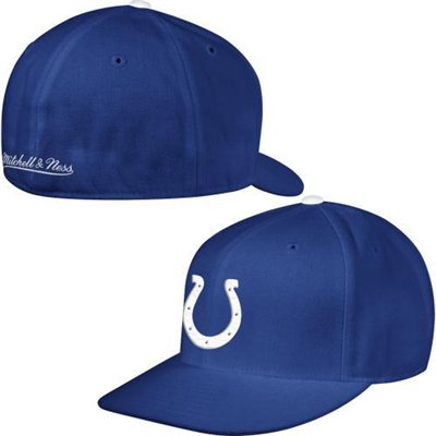 Indianapolis Colts NFL Reebok Fitted Hat Cap - Size 7 5/8