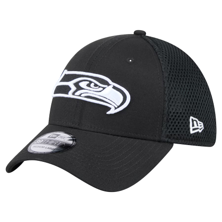 Seattle Seahawks - Black Main Neo 39Thirty NFL Hat