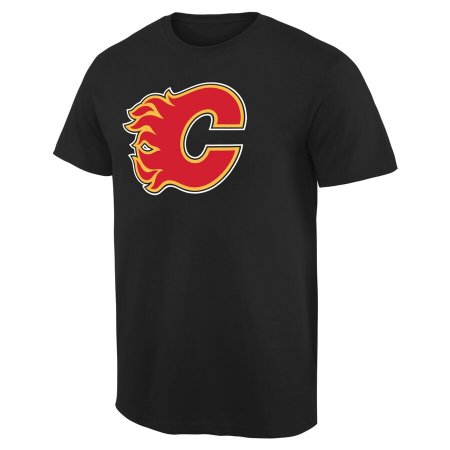 Calgary Flames - Primary Logo Black NHL Tričko