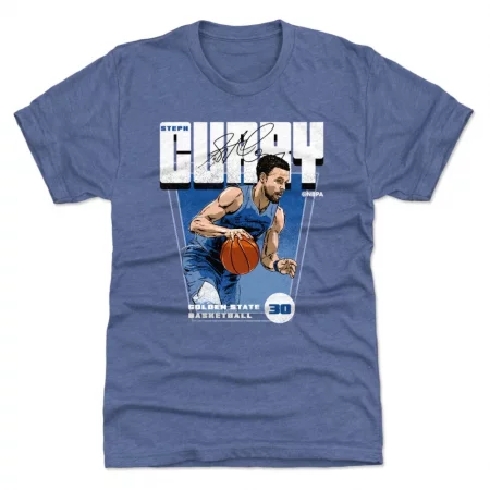 Golden State Warriors - Stephen Curry Premiere Blue NBA T-Shirt