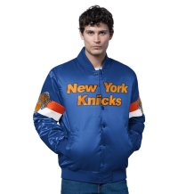 New York Knicks - Full-Snap Varsity Satin NBA Bunda