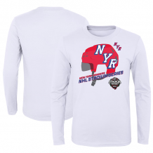 New York Rangers Youth - 2024 Stadium Series Helmet Logo NHL Long Sleeve Shirt