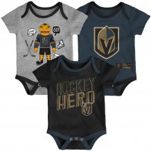 Vegas Golden Knights Infant - Trible Clapper NHL Body Set