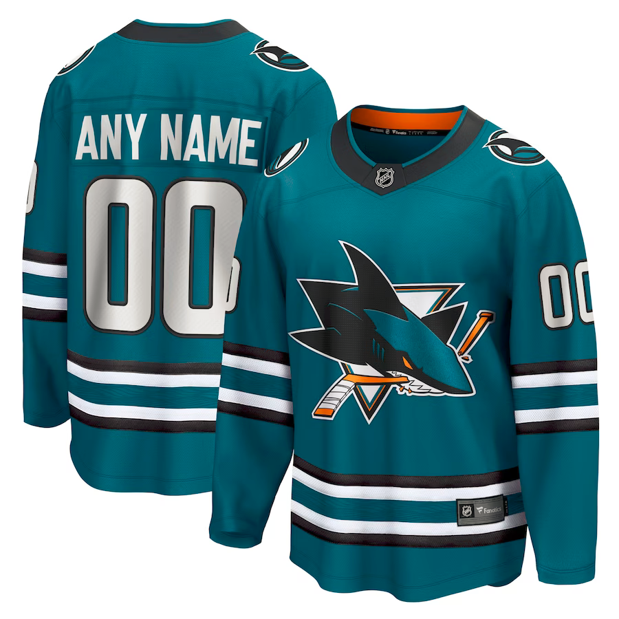 Custom Hockey Jerseys Vancouver Canucks Jersey Name and Number Blue Home NHL