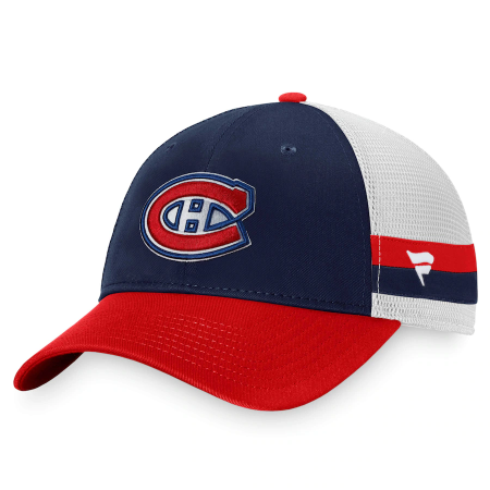 Montreal Canadiens - Breakaway Striped Trucker NHL Hat