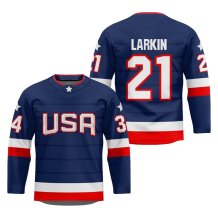 USA - Dylan Larkin 2025 Replica Fan Jersey