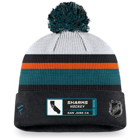 San Jose Sharks - Authentic Pro Draft NHL Zimná čiapka