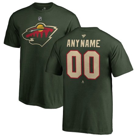 Minnesota Wild - Team Authentic NHL T-Shirt with Name and Number