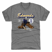 Buffalo Sabres - Don Edwards Retro Script Gray NHL T-Shirt